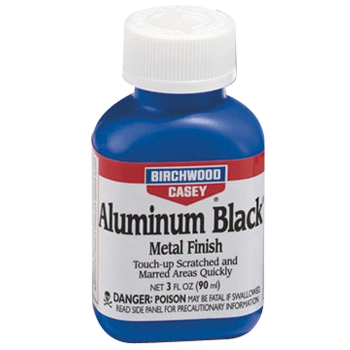 Birchwood Casey Fast-Drying Fast-Acting Aluminum Black Metal Finish for Restorin