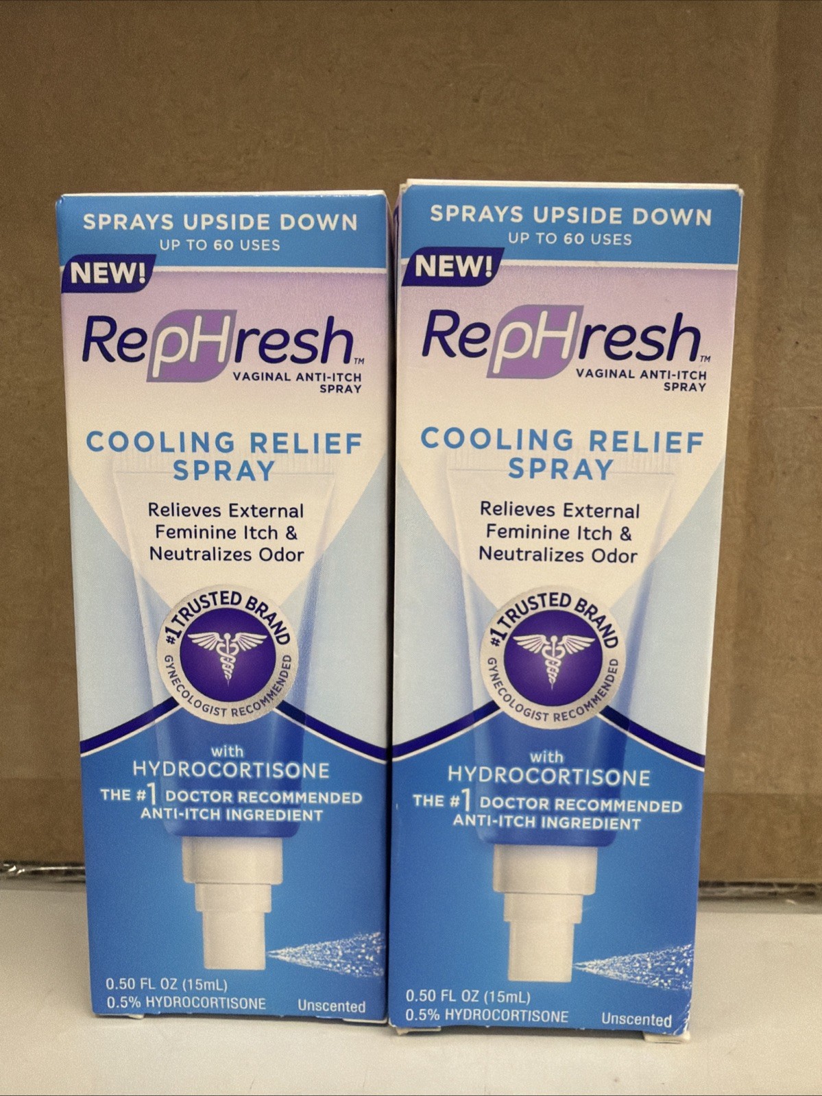 RepHresh️ RepHresh Cooling Relief Spray 0.5 Ounce (Pack of Pack of 2)