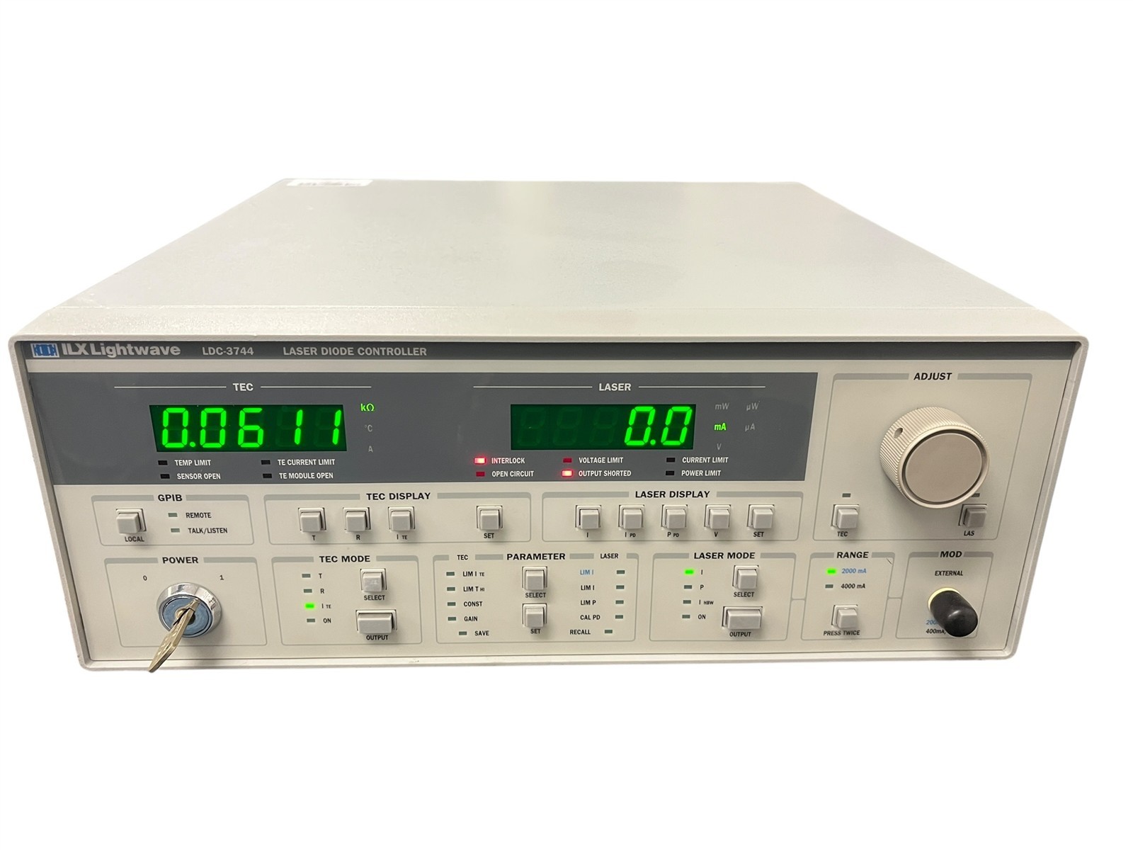 ILX Lightwave LDC-3744 Laser Diode Controller