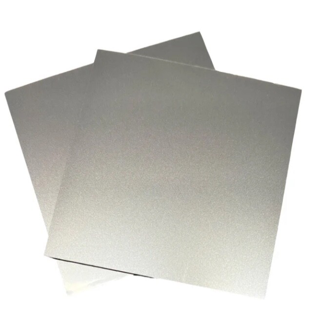 FSTN LCD Polarizer/POL Translucent/Reflective Film 5” x 4” Grey Silver White 0%