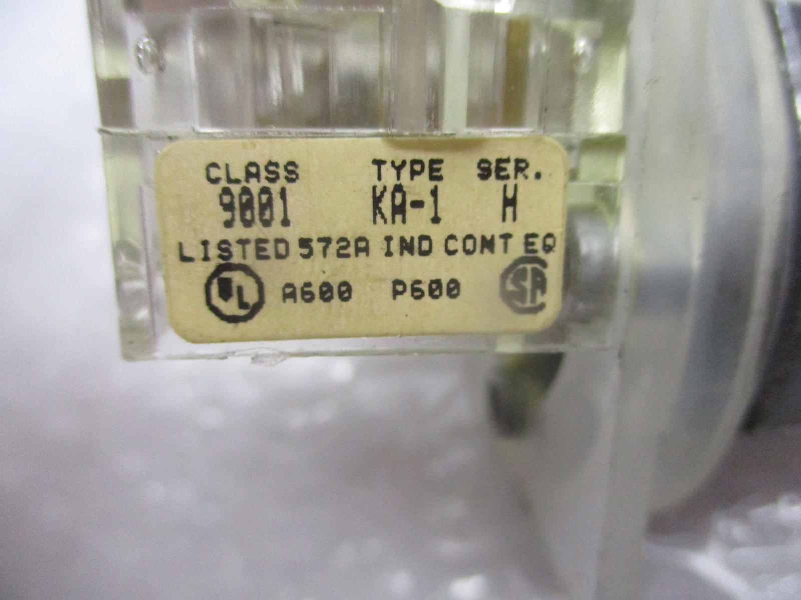 SQUARE D 9001KA-1 SER.H SELECTOR SWITCH NSNP