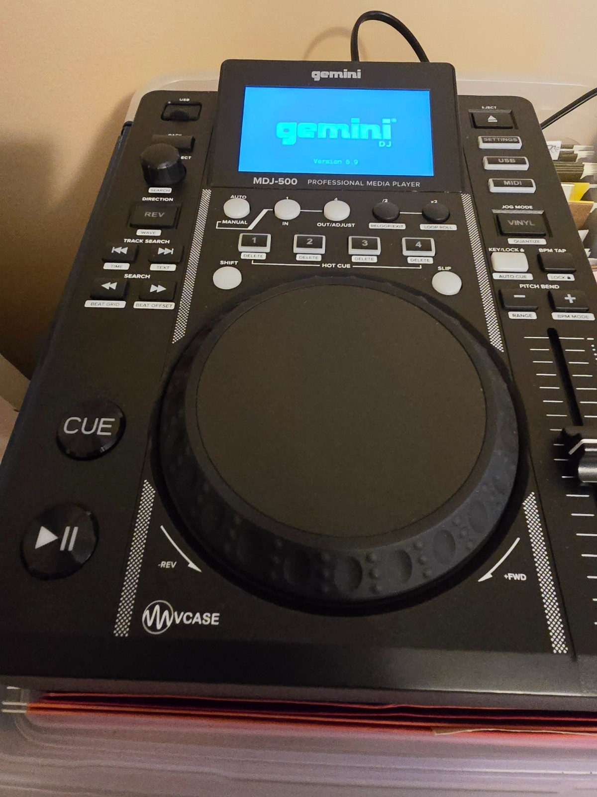 Gimini MDY-500 USB Media Player & Midi Controller DJ Deck