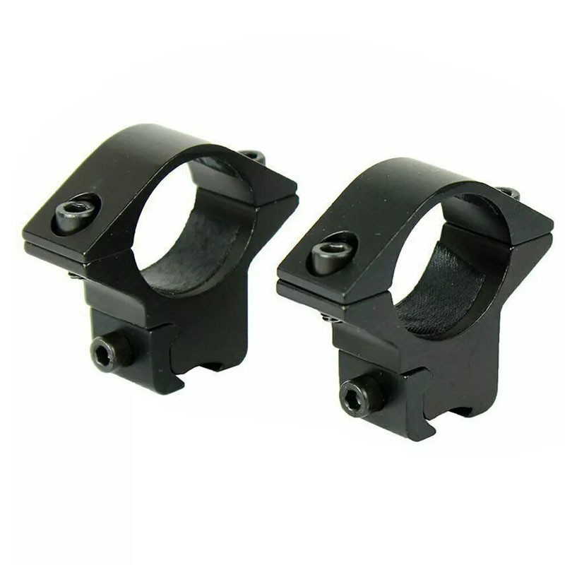 2Pcs 25.4mm 1" Riflescope Rings 11mm 3/8" Dovetail Mount For Scopes Flashlights