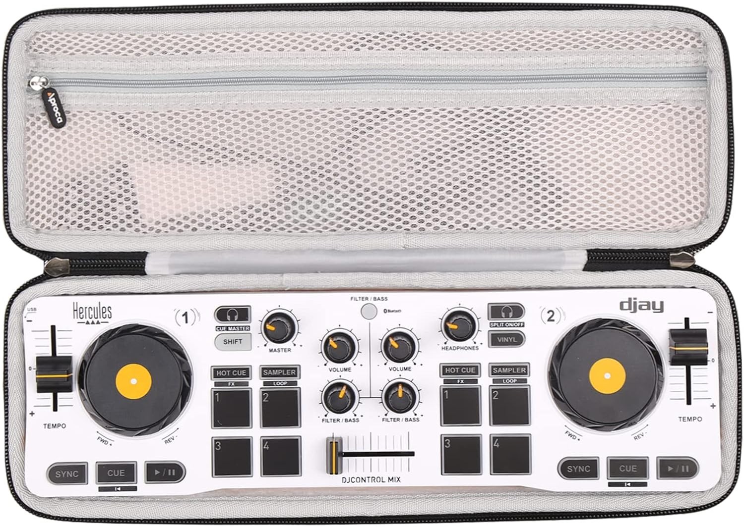 Compact Hard Case for Hercules DJControl Mix - Easy Carry & Advanced Protection