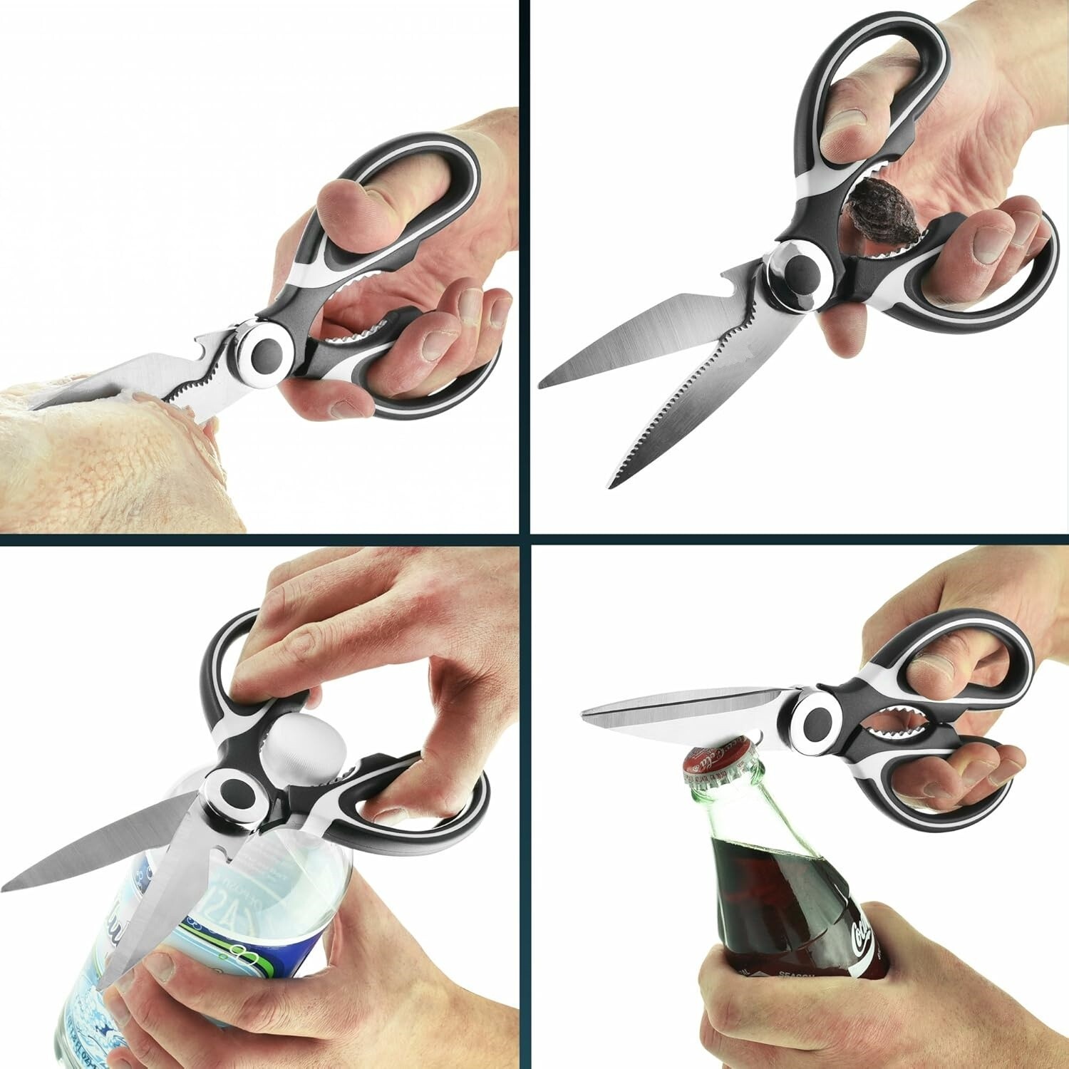 Tijeras de acero Inoxidable para Cocina para Cortar Mariscos , Ultra nítido NEW