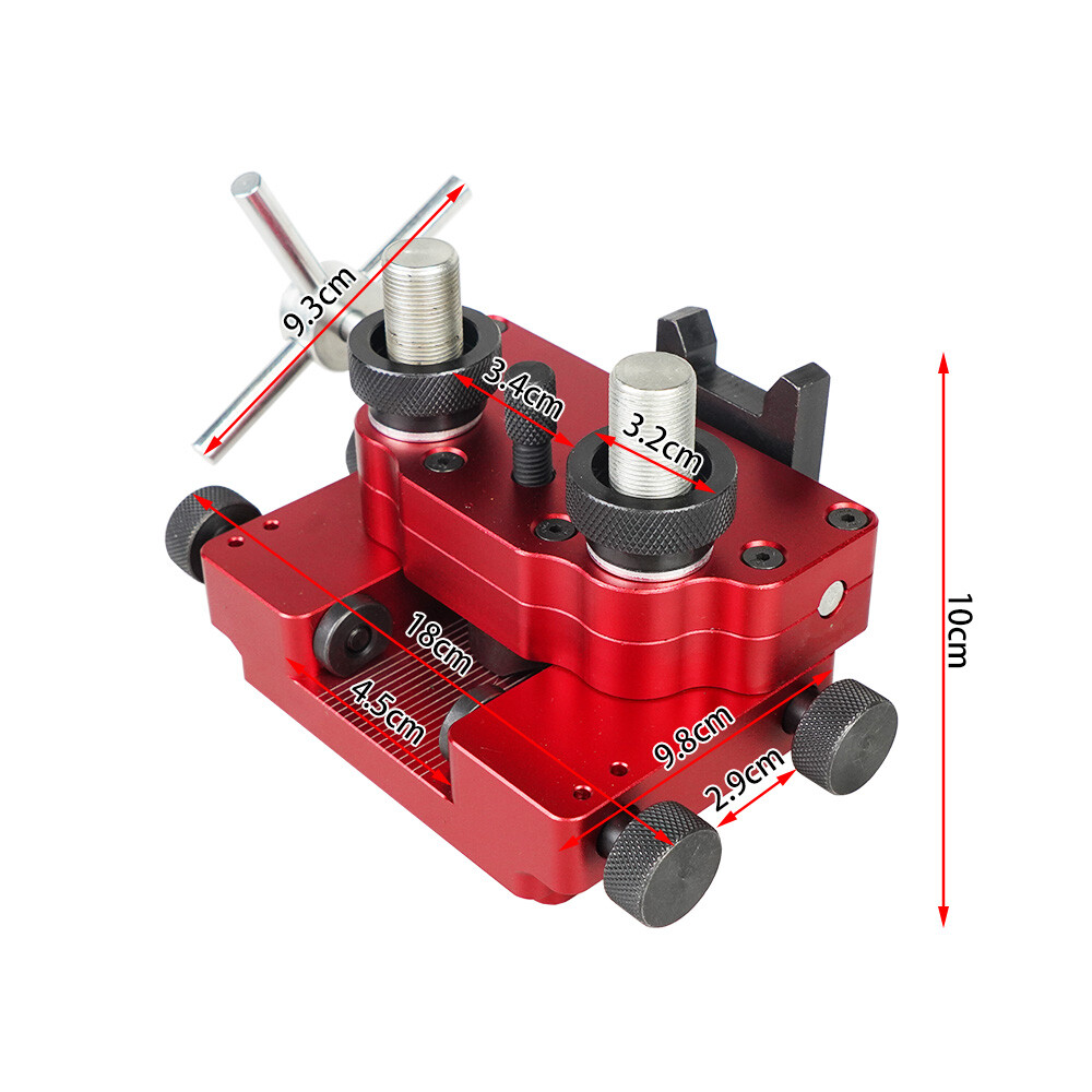Sight Pusher Tool with Rotatable Sight Prong for Front and Rear ，High Prec Red