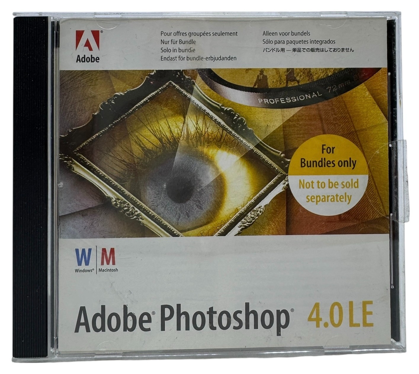Adobe Photoshop 4.0 LE PC Mac 1997 Collector's Vintage Software