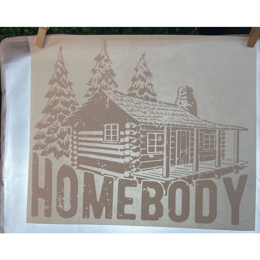 New Homebody Heat Transfer Great for Graphic Tees Gifts Crafts and More Crafting