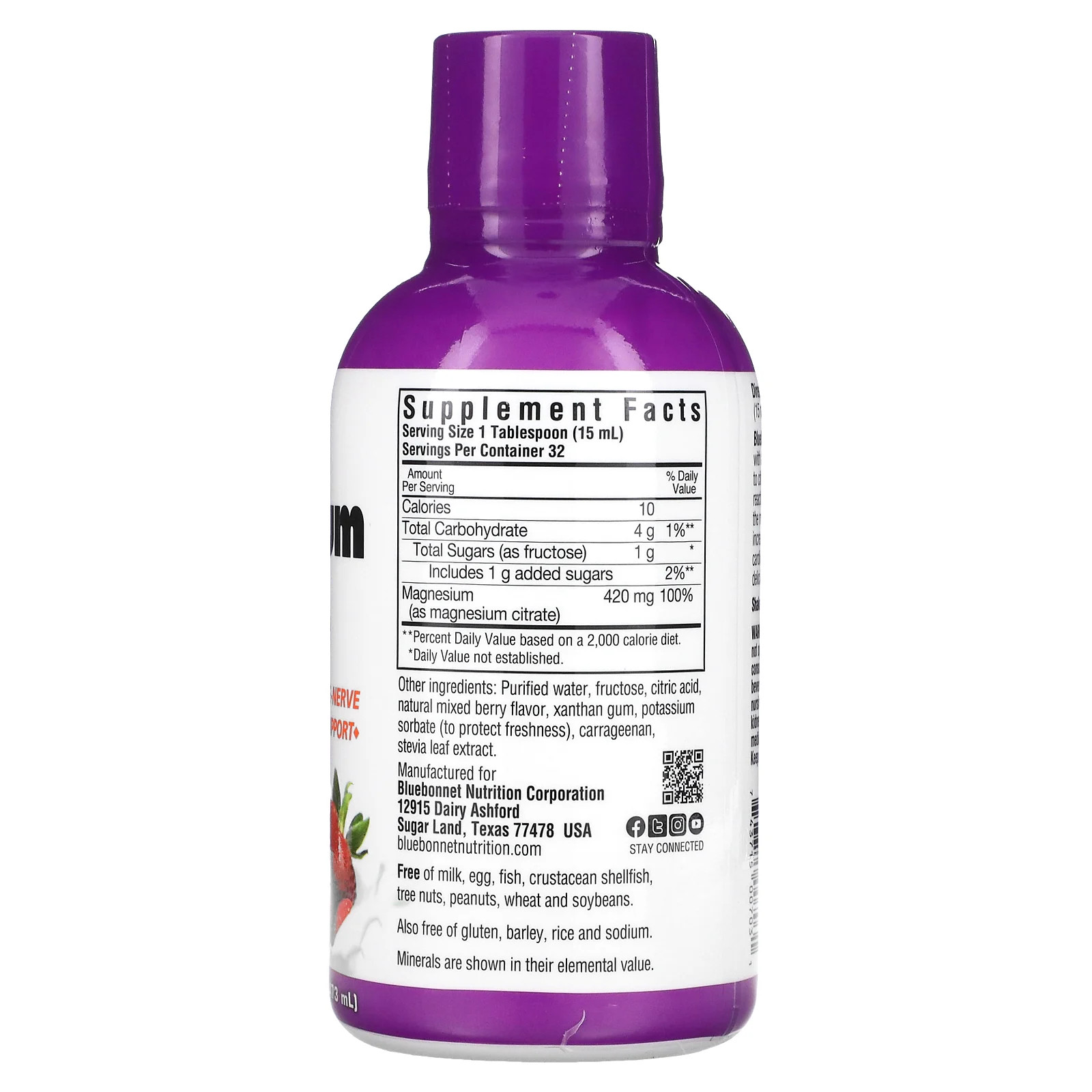 Liquid Magnesium Citrate, Mixed Berry, 16 fl oz (473 ml)