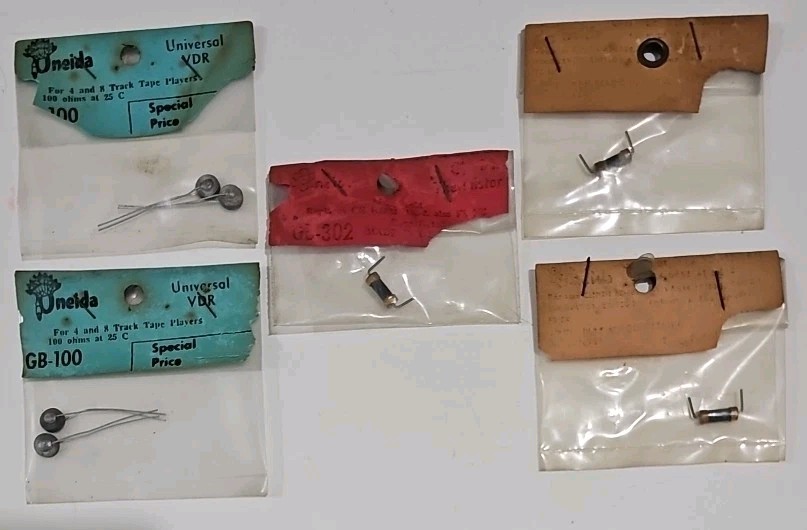 LOT OF 5 VINTAGE ONEIDA ELECTRONICS UNIVERSAL VDR For 4 & 8 TRACK ++ VARIETY NOS