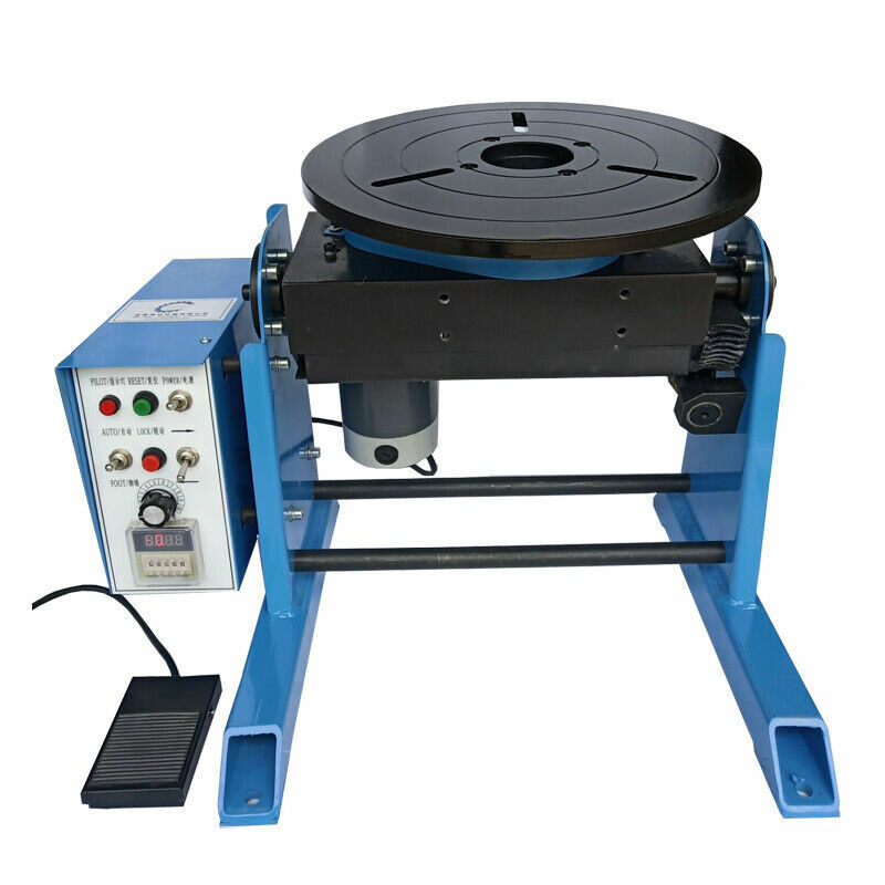 30KG Loading Timing Welding Positioner Turntable With 200mm Chuck 110V/220V