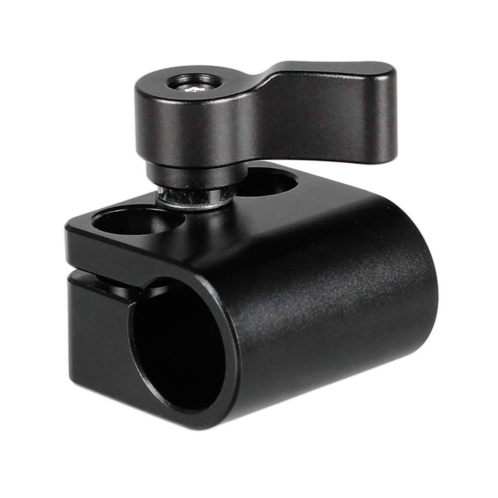 CAMVATE 15mm Rod Clamp Extension Adapter Mount with 1/4"-20 Screws - 2163