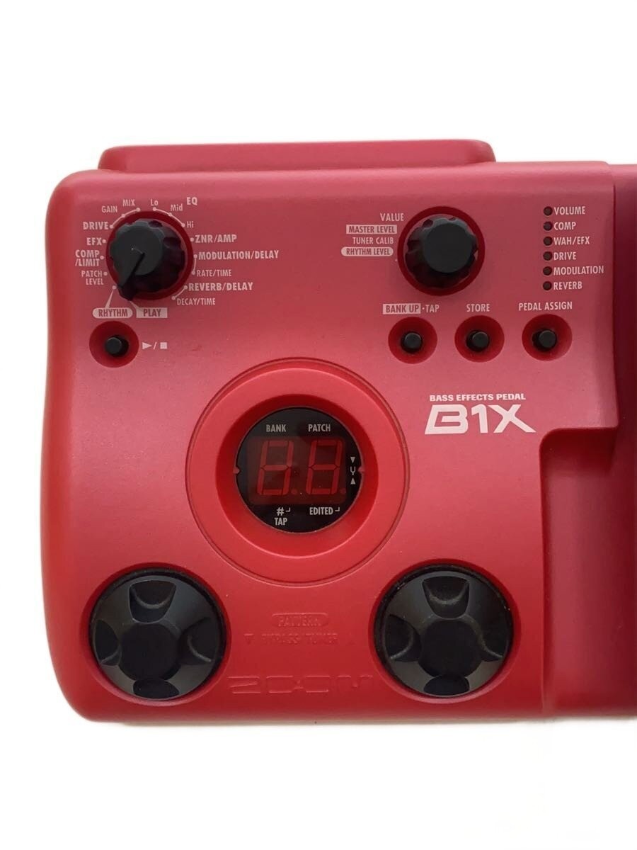 ZOOM B1X Bass Multi Effects Processor Expression Pedal Excellent JAPAN