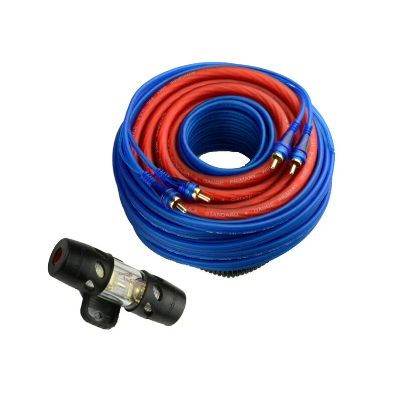 Audiopipe BMS-2100SX 4 Gauge Amplifier Wiring Kit BMS-2100X 2100 Watts