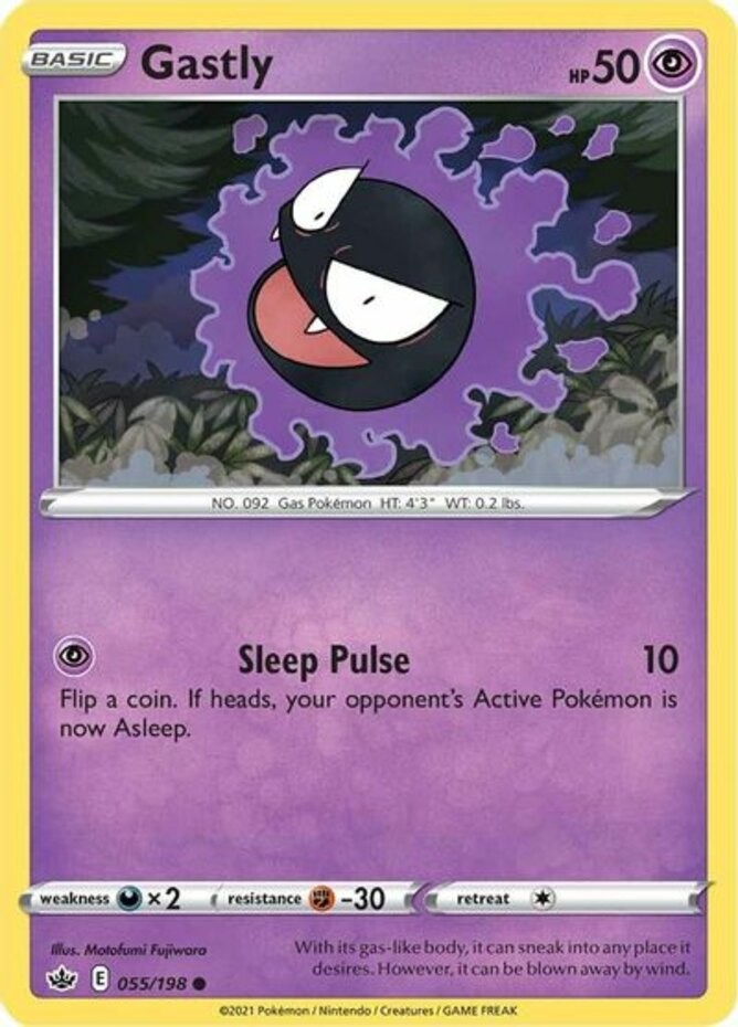 Gastly - 055/198 - Common - Near Mint