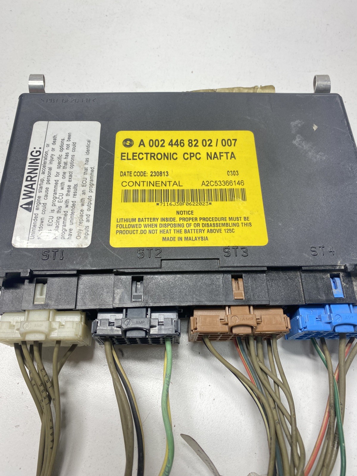 A0024468202/007 FREIGHTLINER CASCADIA CHASSIS CONTROL MODULE A3C53366146