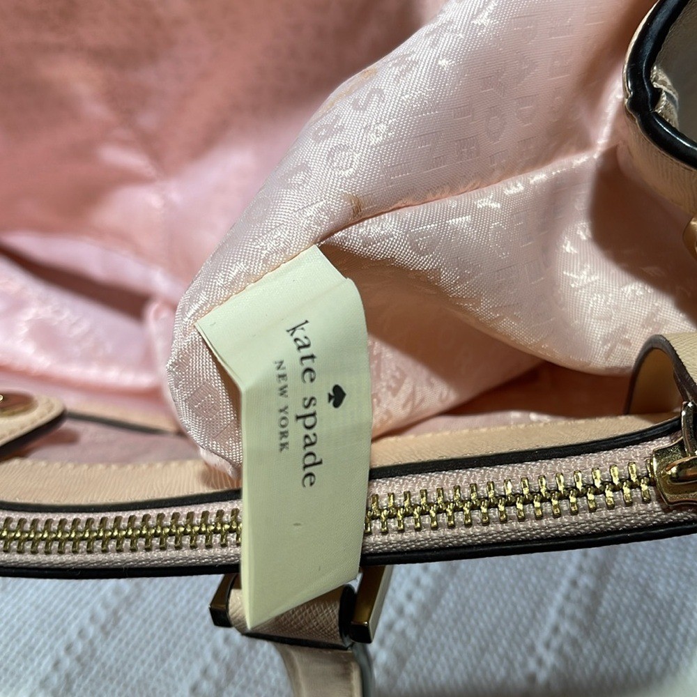 Kate Spade Blush Pink Commuter Handbag; no long strap.