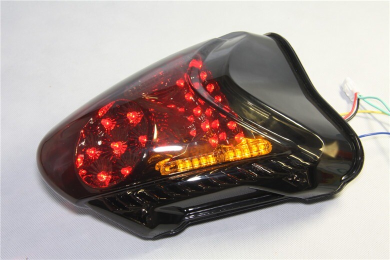 Led Tail Light Brake Turn Signal For 2008-2020 Suzuki Hayabusa / GSX1300R Smoke