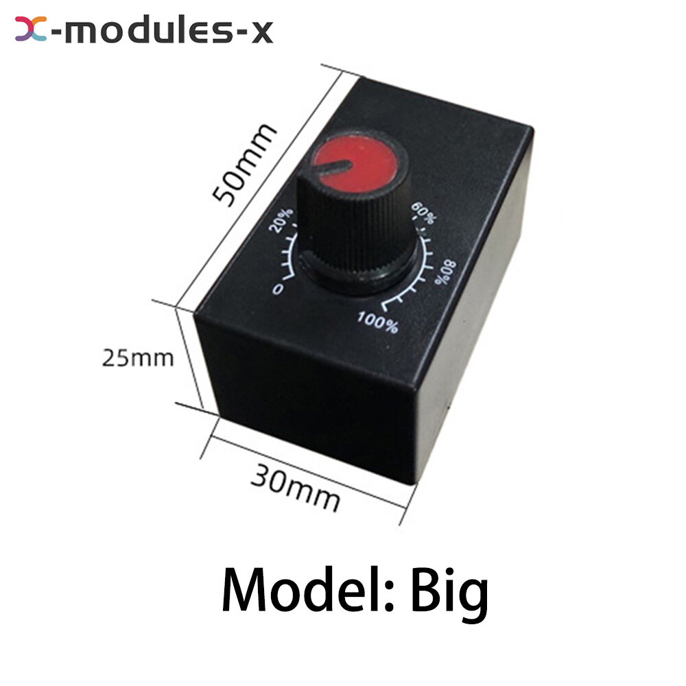 DC0-10V 1-10V Knob Dimmer 0-100% Scale Electronic Potentiometer for Dimmable LED