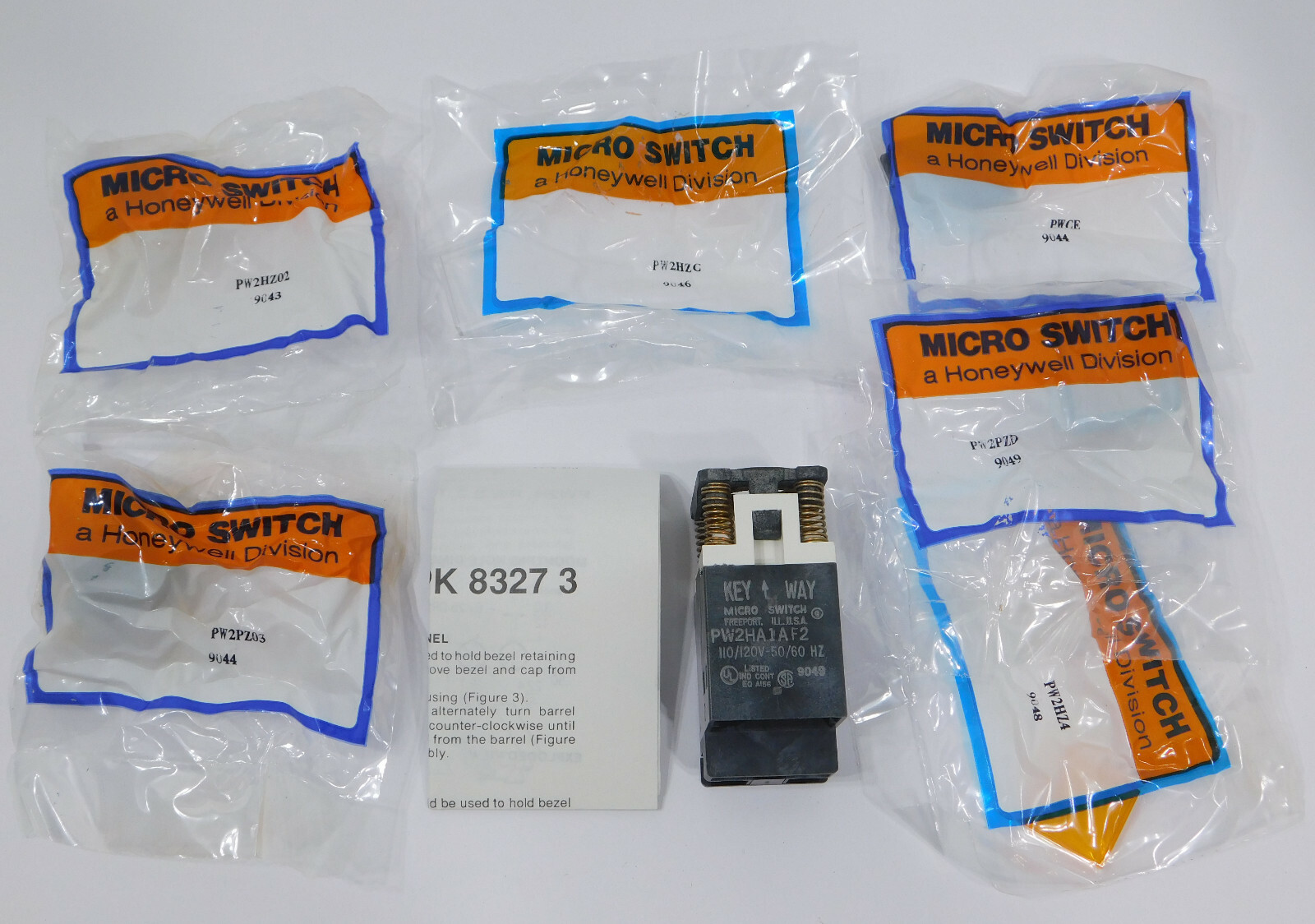 Honeywell Microswitch Kit IPW2HC4DF2E Pilot Light Amber PW2HA1AF2