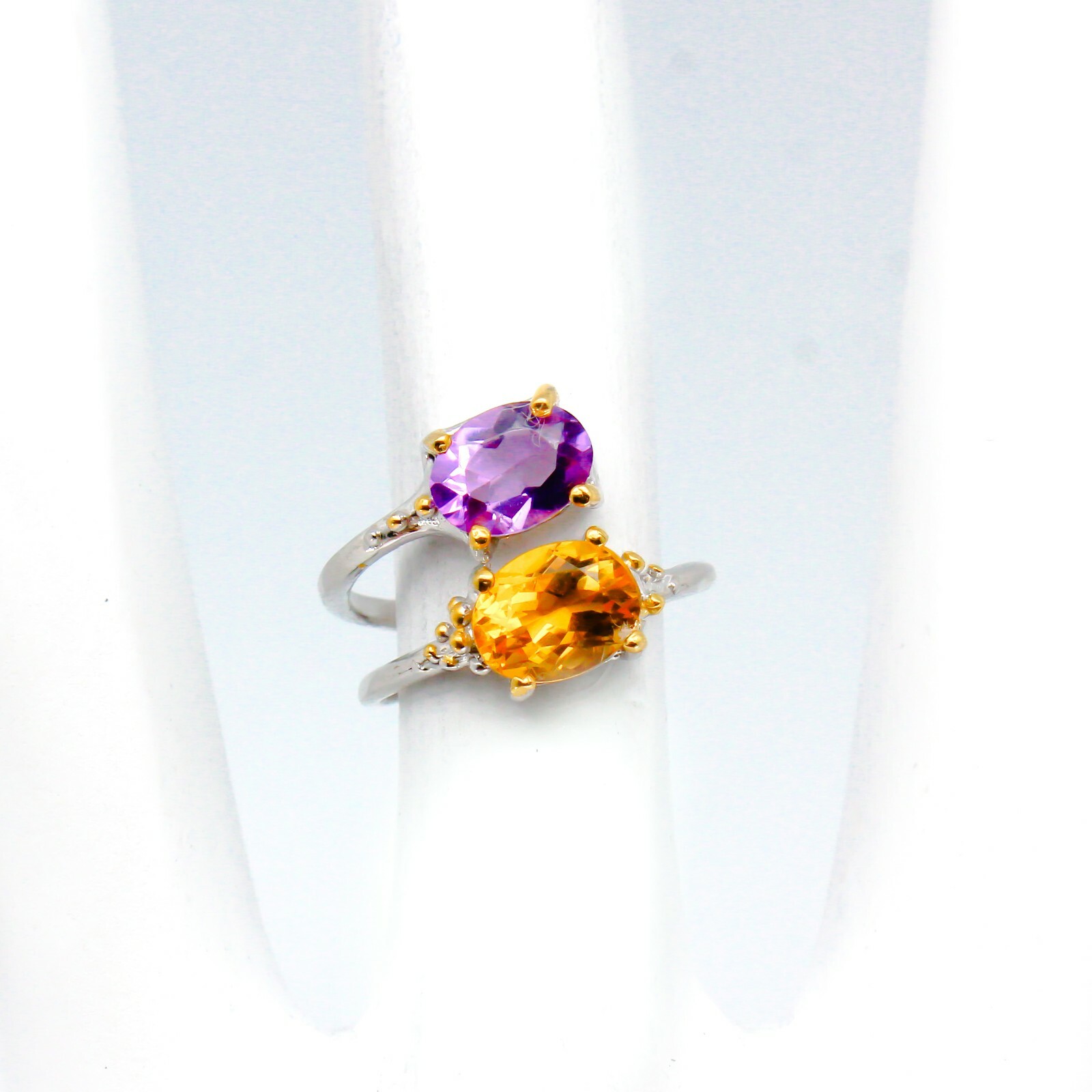 Not Enhanced Amethyst Silver 925 Sterling /RVS45