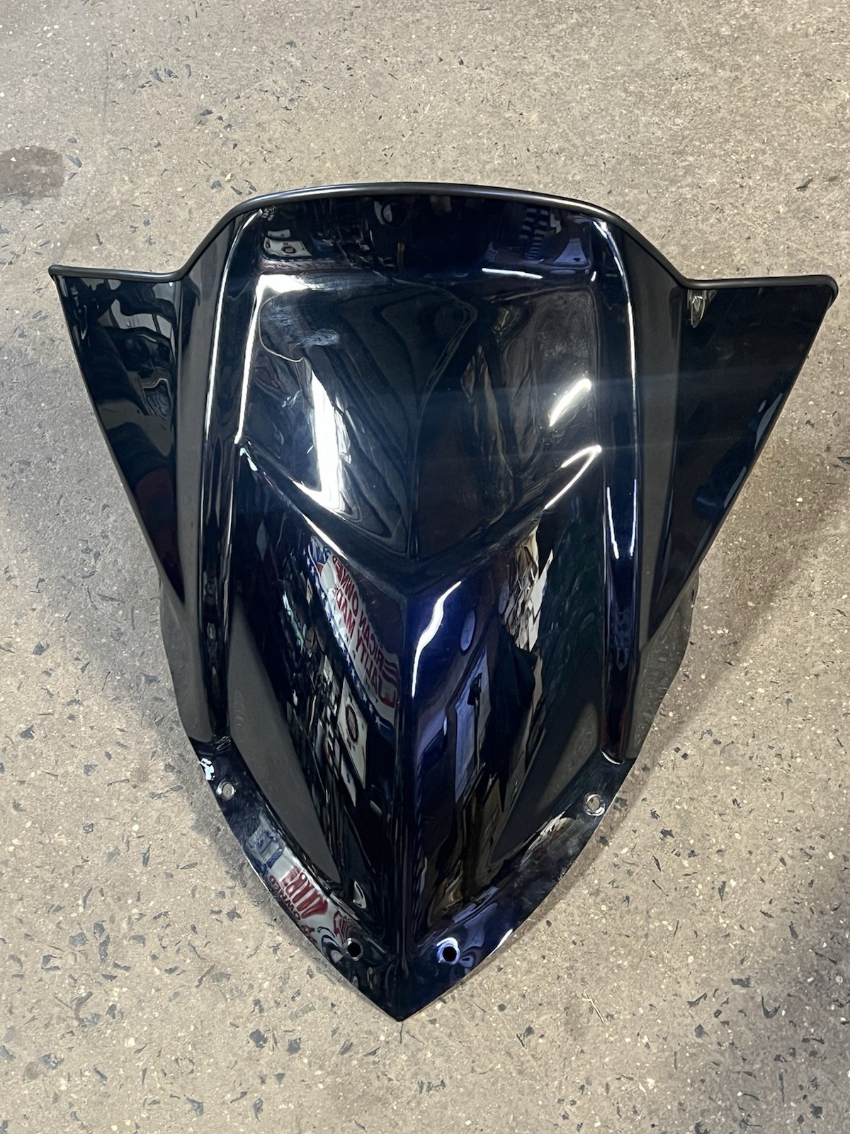 7606-539 Arctic Cat Mid Performance Black Windshield OEM
