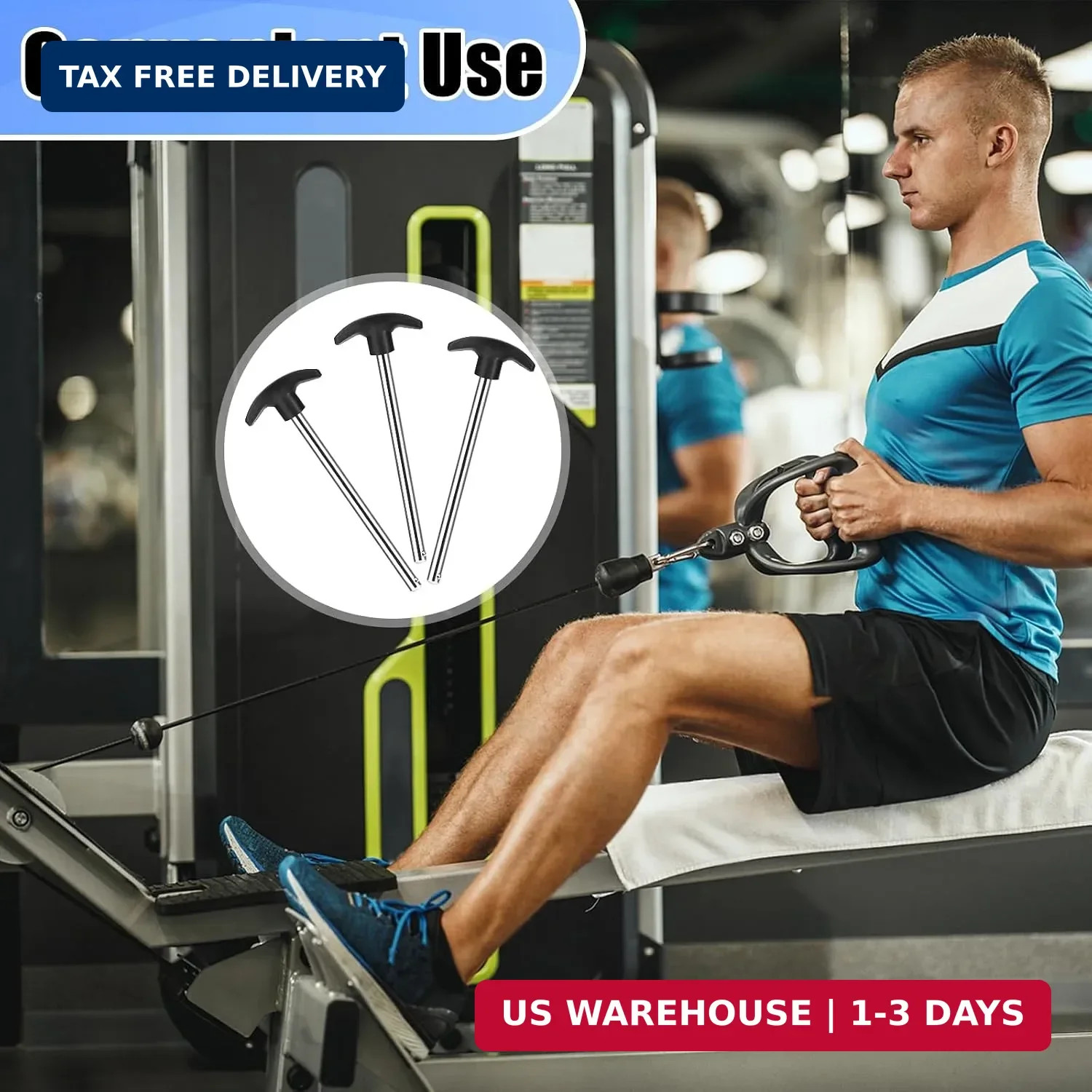 3pcs Weight Stack Pin, Gym Pins for Weight Stack,Weight Lifting Pins for Univers