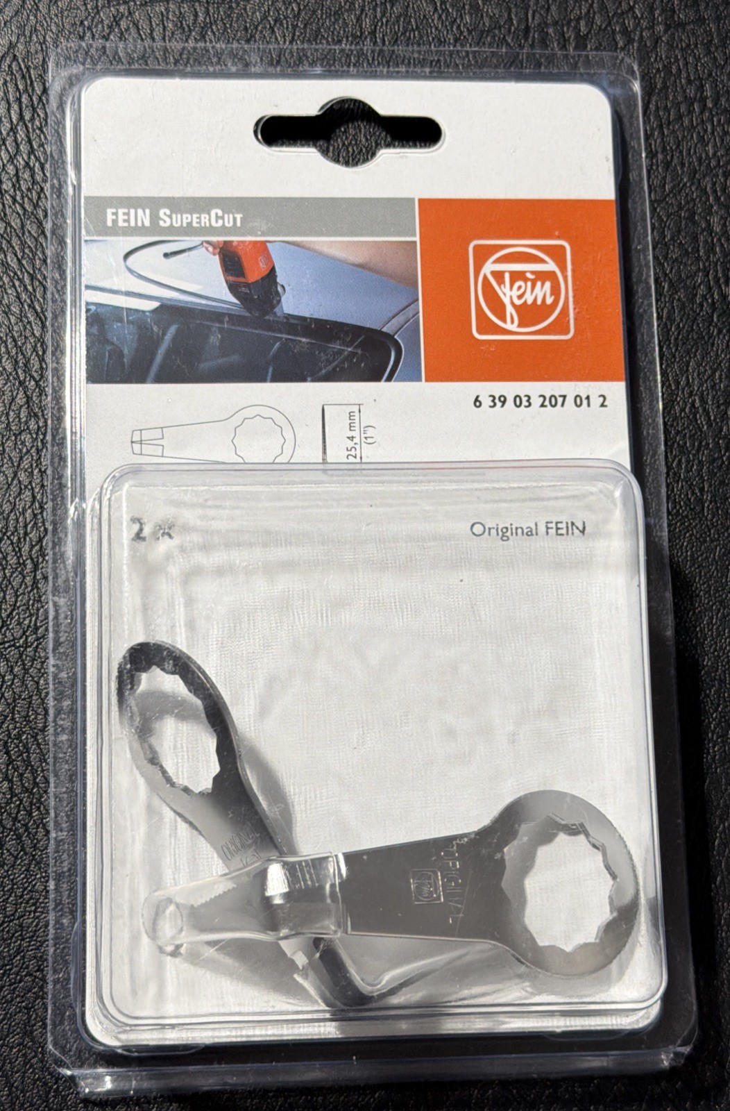 FEIN SuperCut 63903207012 Hook Blade, Steel 1"  ~ 20VH19 (2 Pcs) NEW