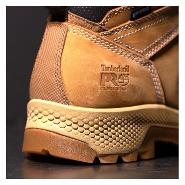 Men's Timberland PRO 6" TiTAN EV Waterproof Boots WHEAT TAN COMPOSITE TOE WORK