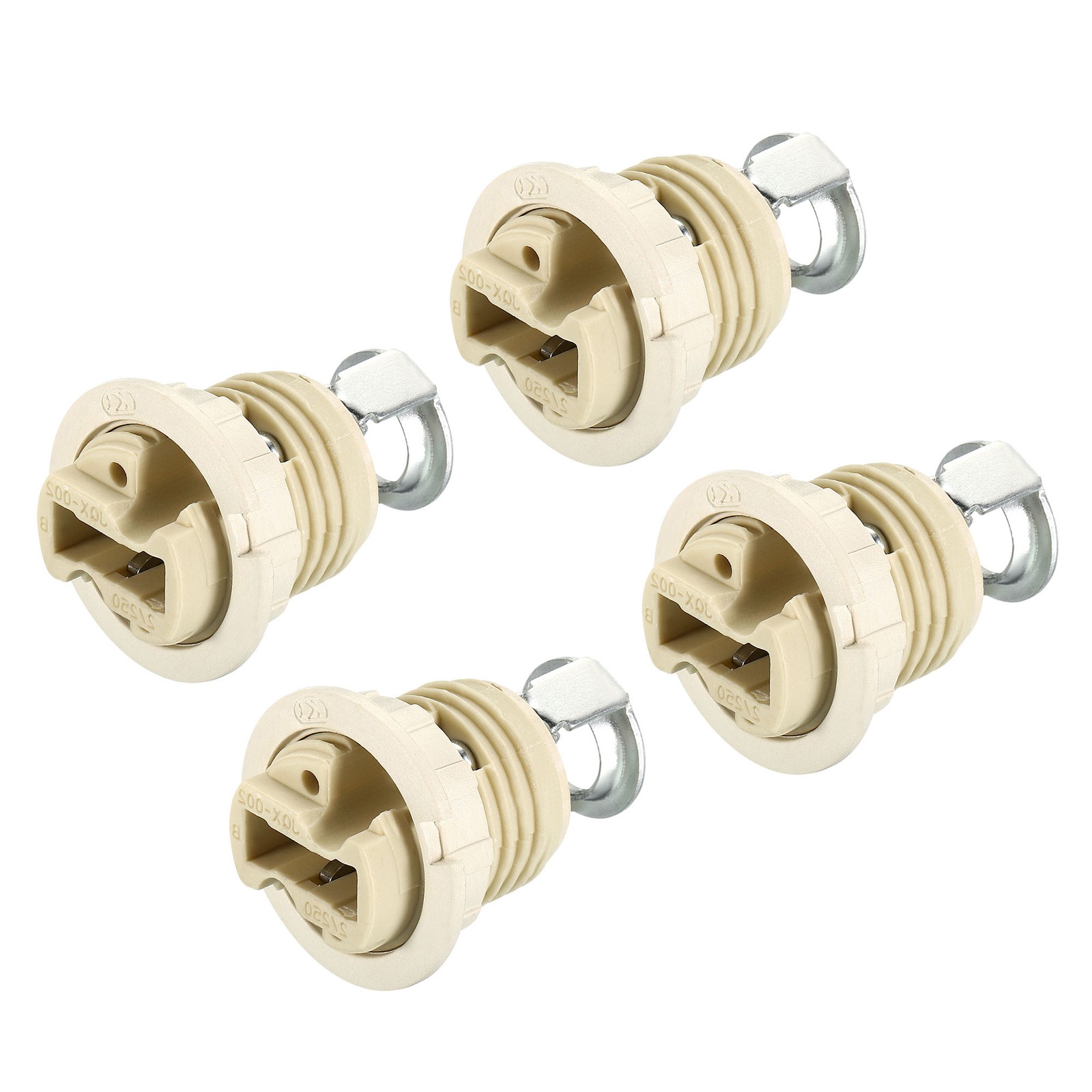 4 Pack G9 Light Base Socket Ceramic Lamp Holder Connector with 140mm Cable Wire