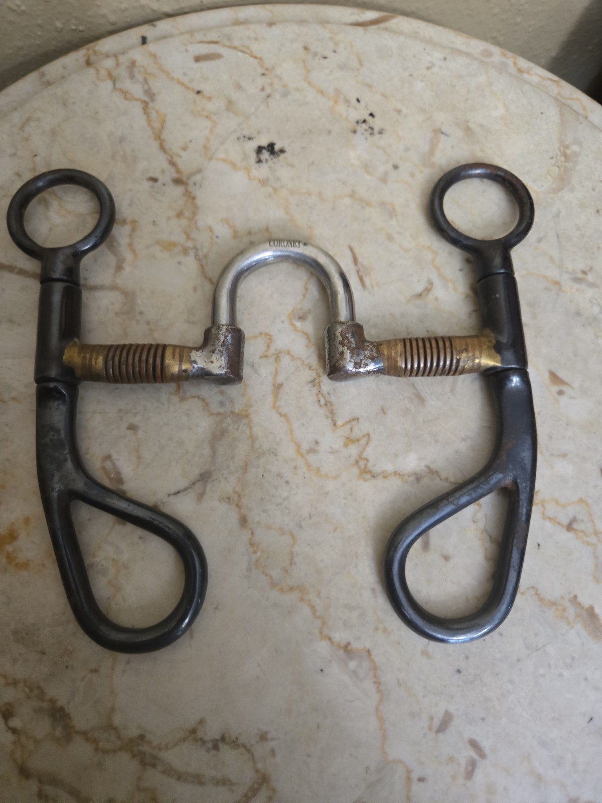 Argentine Correction Bit Copper Port 5" Sweet Iron Mouth Horse Equipment.