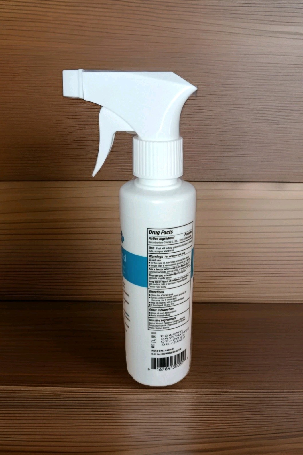 DynaWound Wound Cleanser Spray 8 OZ Bottle for Wound Care