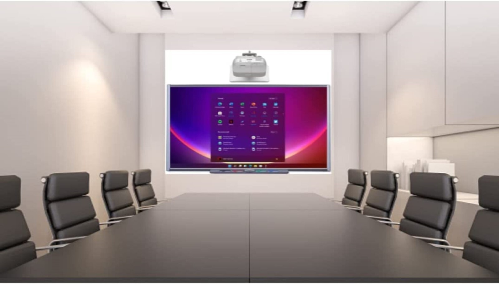 Interactive whiteboard system. (1 year guarantee)