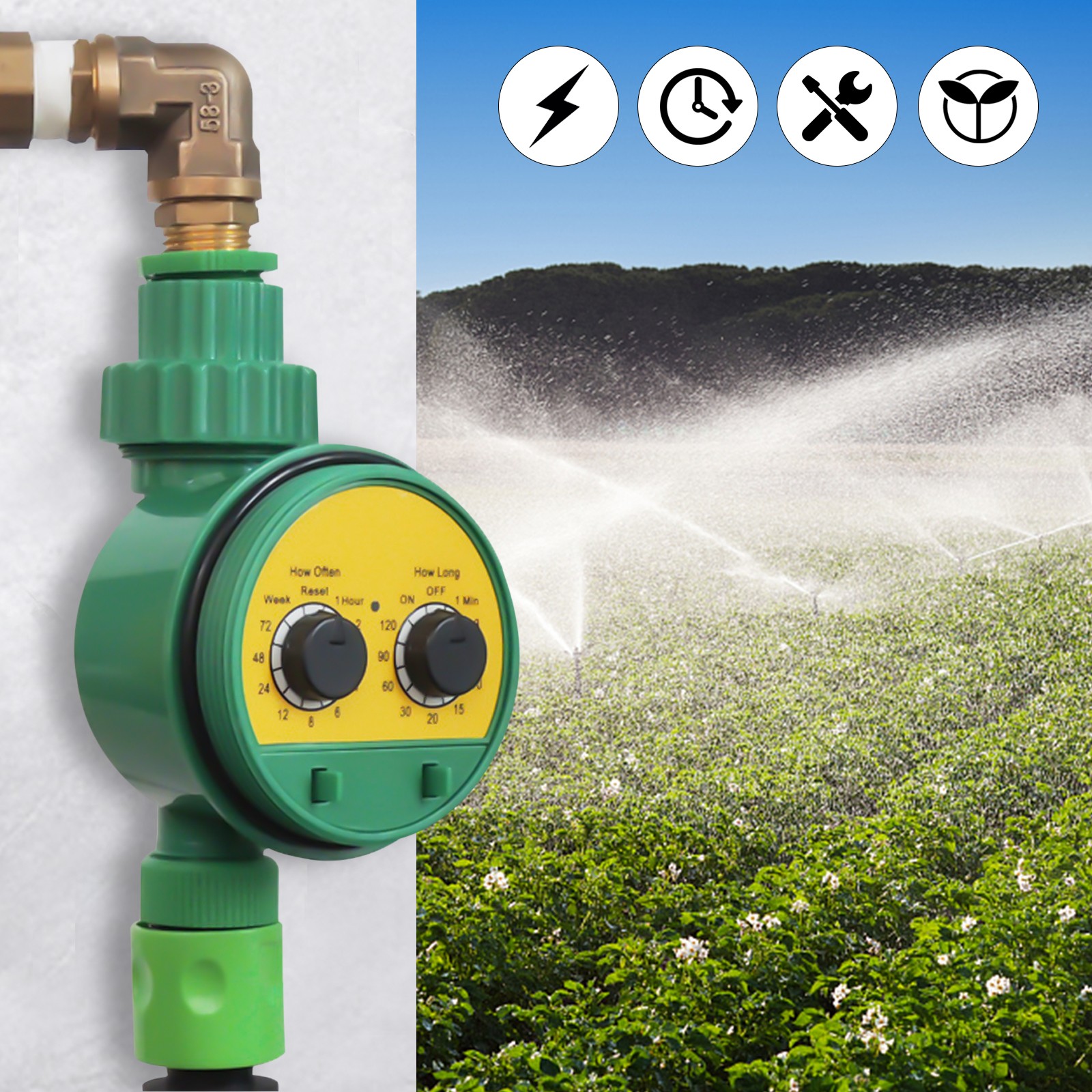 Water Timer Garden Irrigation Controller Digital Intelligence Watering System