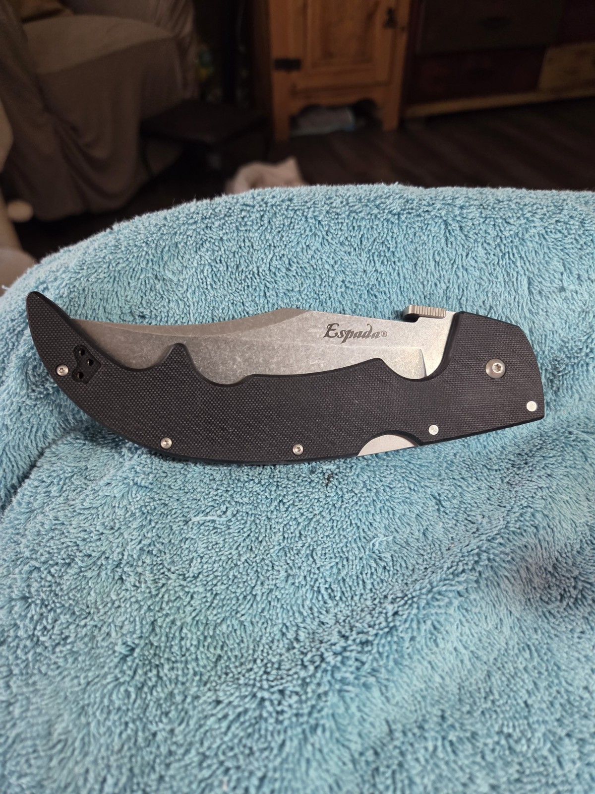 COLD STEEL Espada Large, AUS 10A STEEL, G-10 HANDLES,NEW OPEN BOX FREE SHIPPING