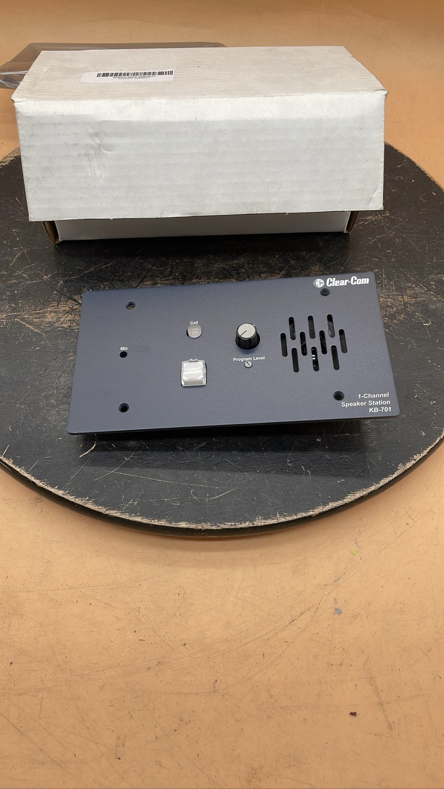 Clear-Com KB-701 Single Channel Intercom Speaker Station Audio Control Panel