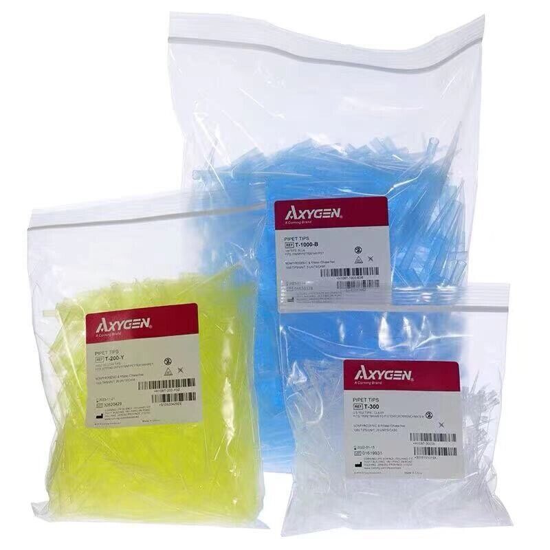 White, yellow and blue tip 10/200/1000ul T-300T-200-Y/T-1000-B for Axygen