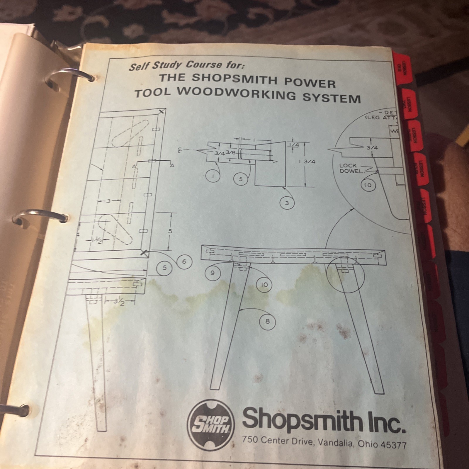 BOOK - Self Study Course for the Shopsmith Power Tool Wood Working System