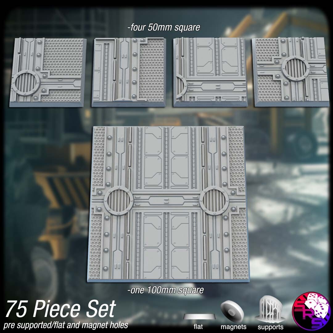 Tech bases Legion Terrain Scenery Tabletop Miniatures 28mm