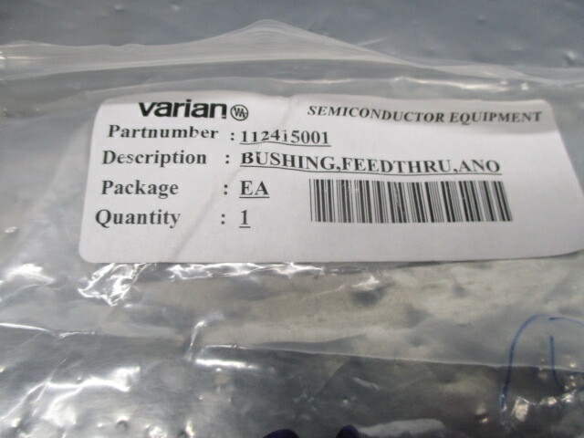 Varian 112415001 Bushing, Feedthru, Ano, 102118