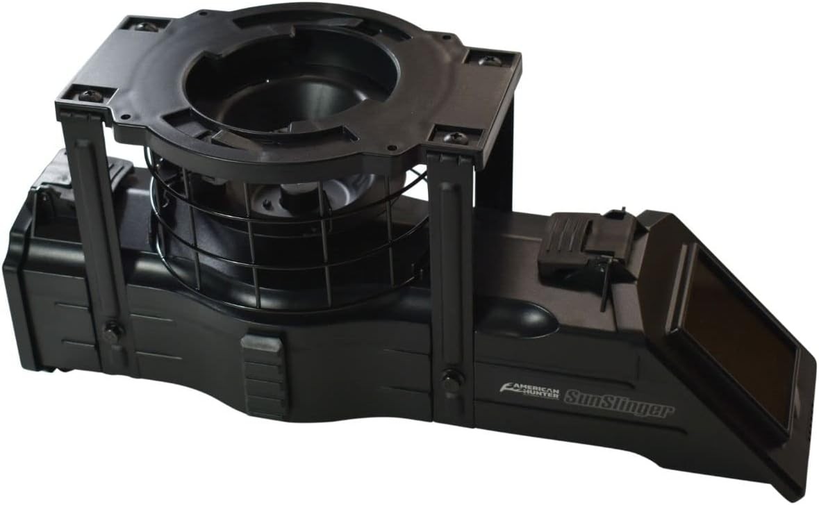 Digital weatherproof deer feeder kit with integrated solar panel