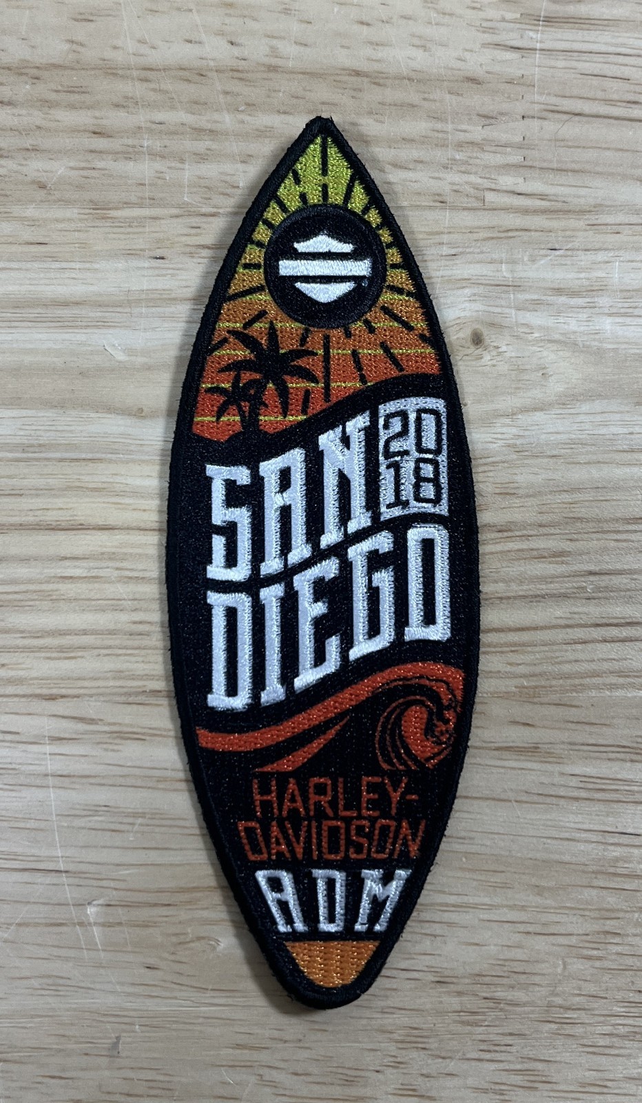 Harley Davidson 2018 Annual Dealer Meeting - San Diego - Patch Badge - New