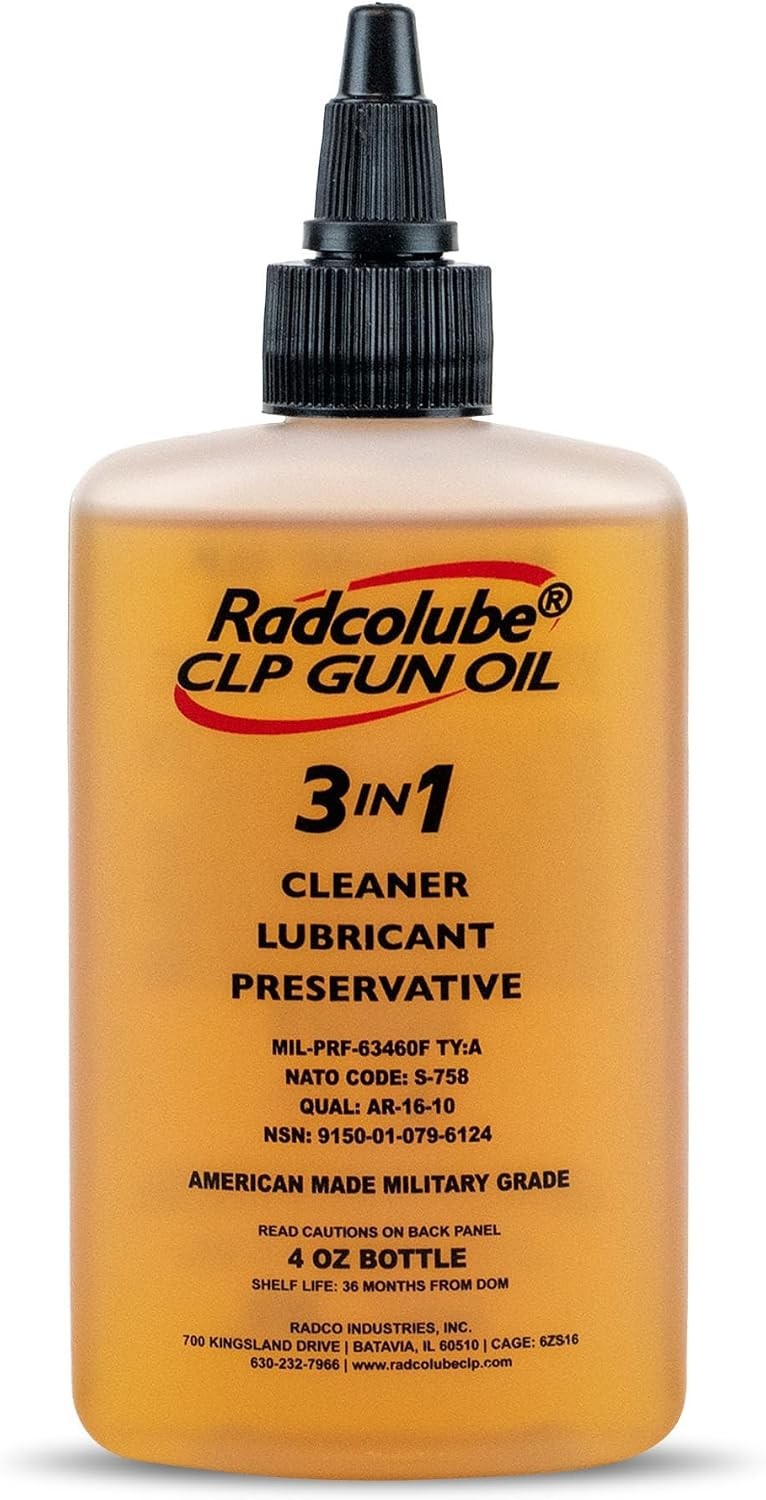 3-In-1 CLP Gun Oil, Lubricates & Preserves All Types of Firearms, Military-Grade
