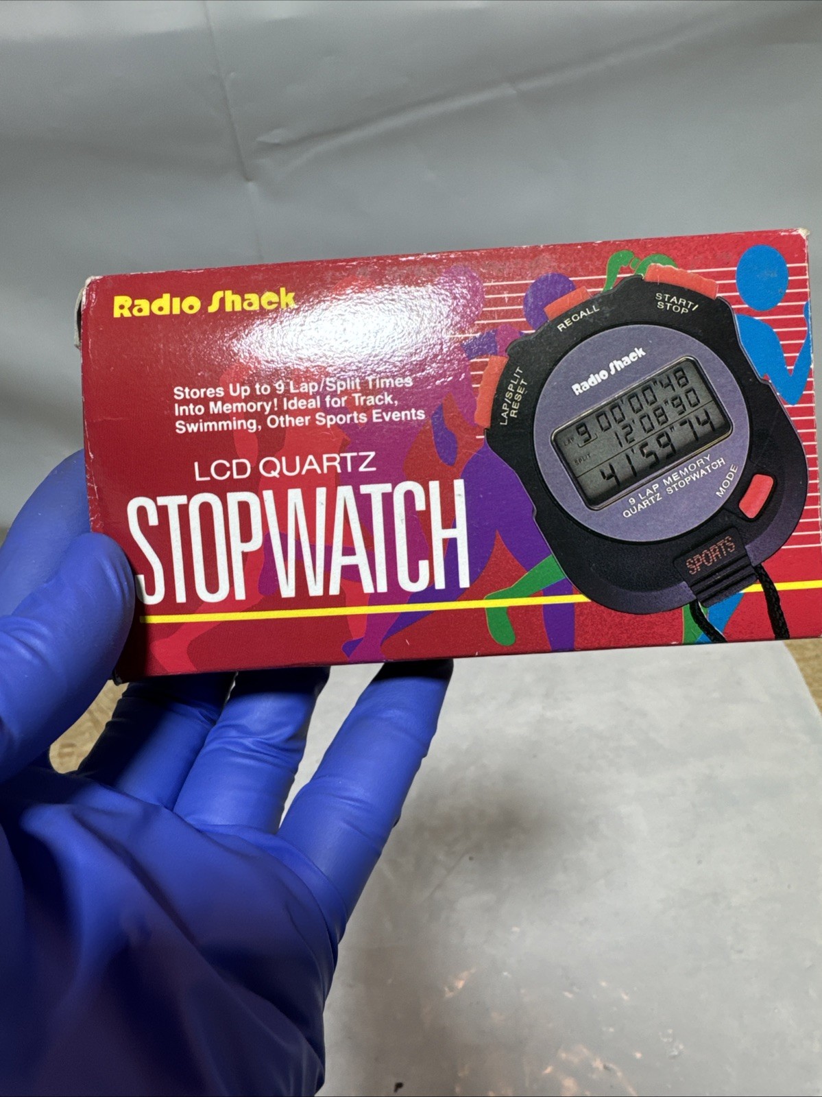 Vintage Radio Shack Sports  Handheld Stopwatch New