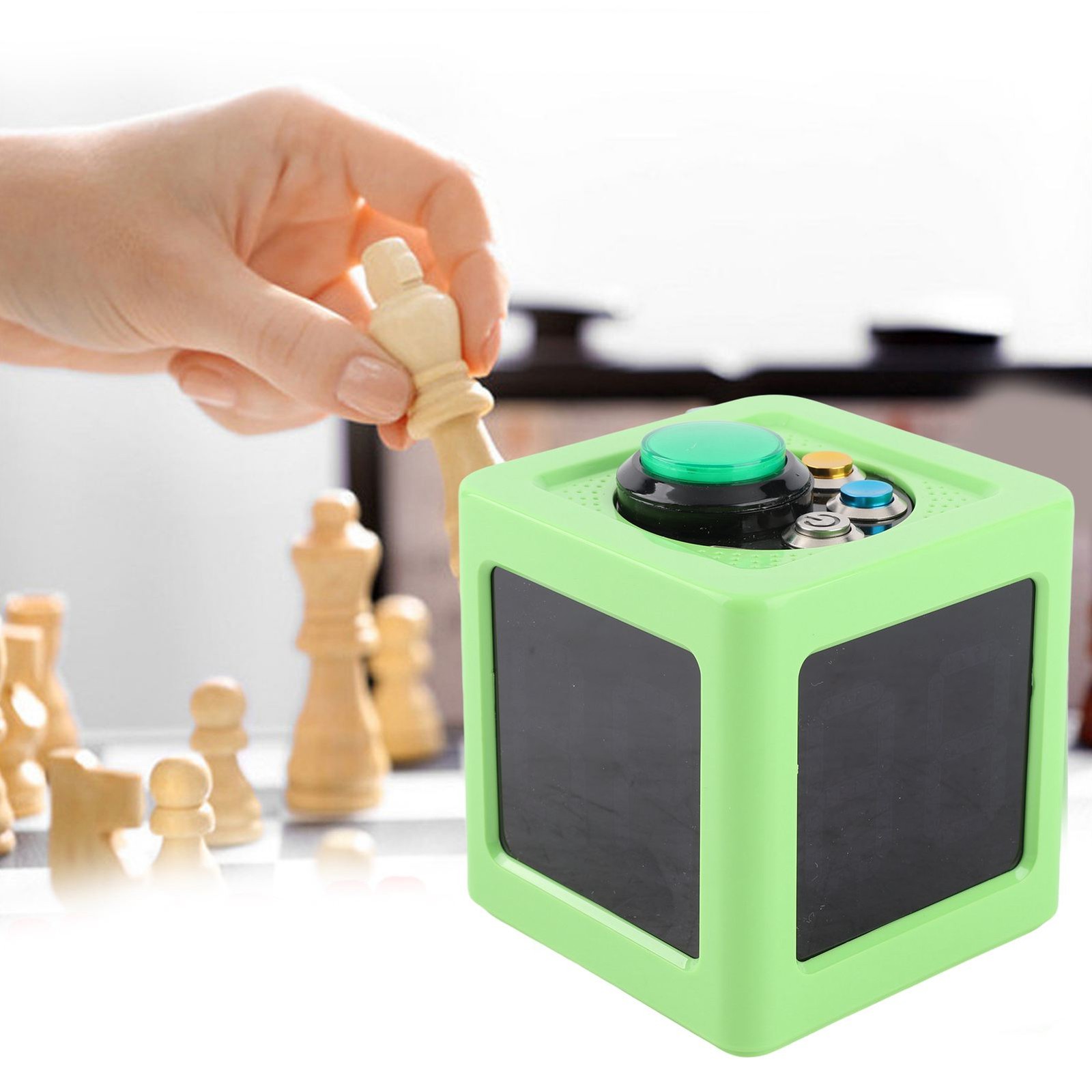 ♡ Cube Timer 1.4in 4 Sided Digital Shot Countdown Stopwatch For Private Poker
