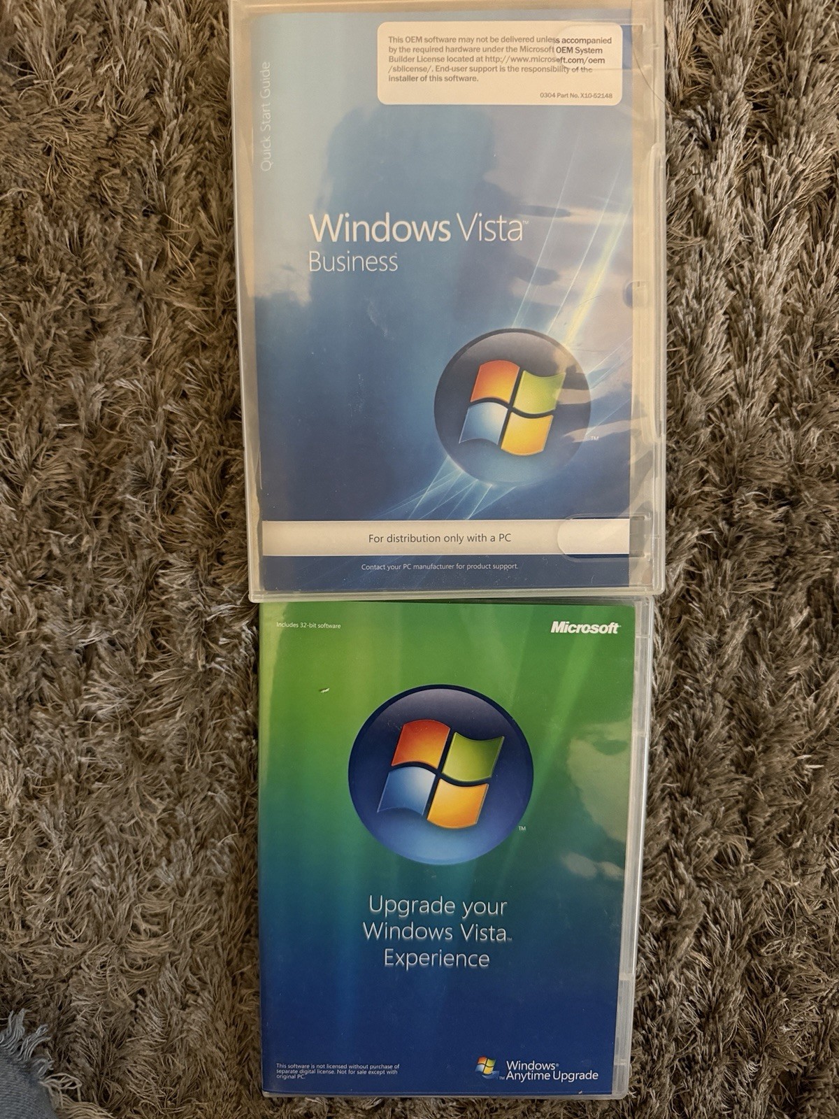 Microsoft Windows Vista Business & Anytime Upgrade Software DVDs