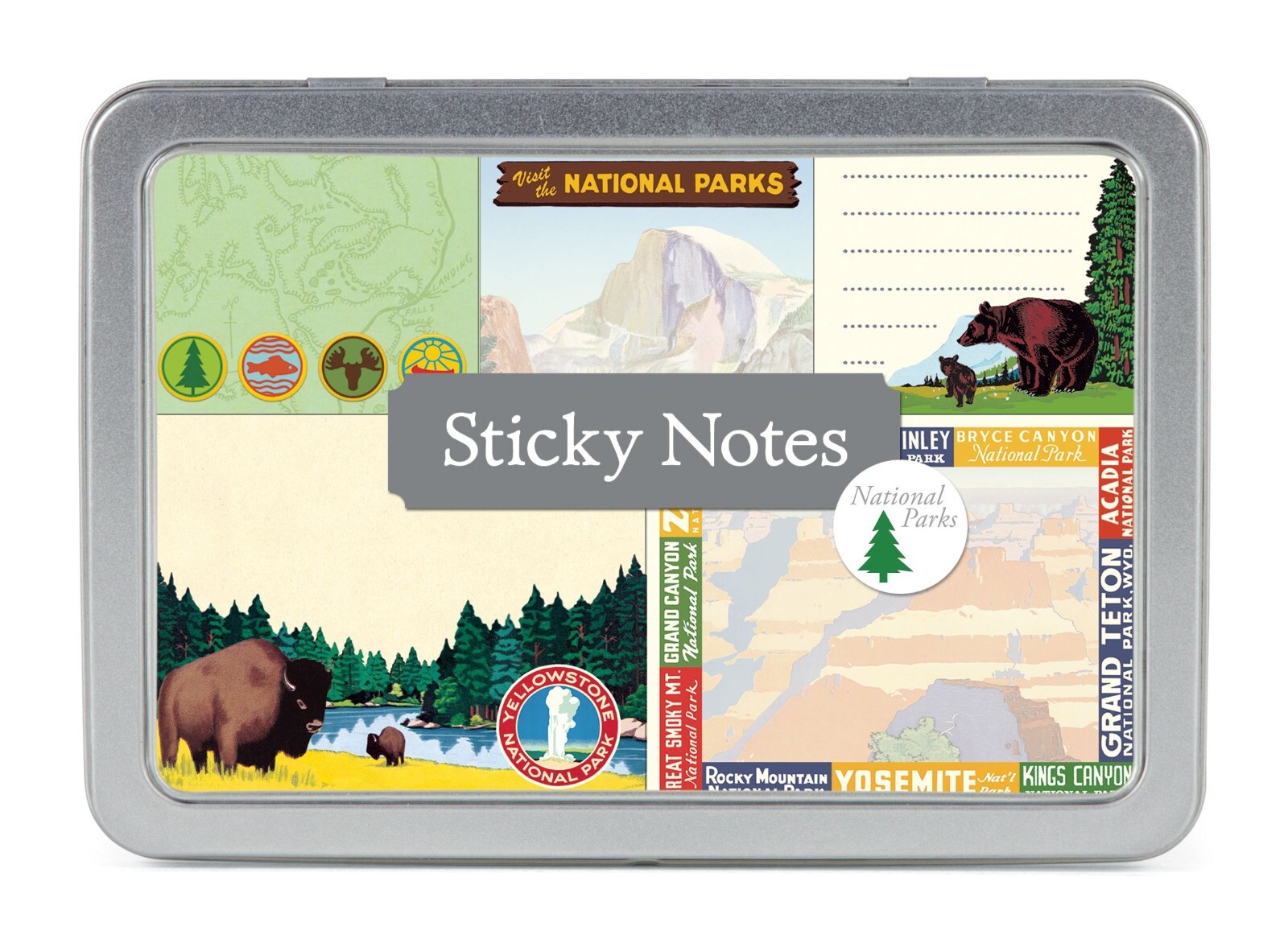Cavallini & Co. National Parks  Sticky Notes