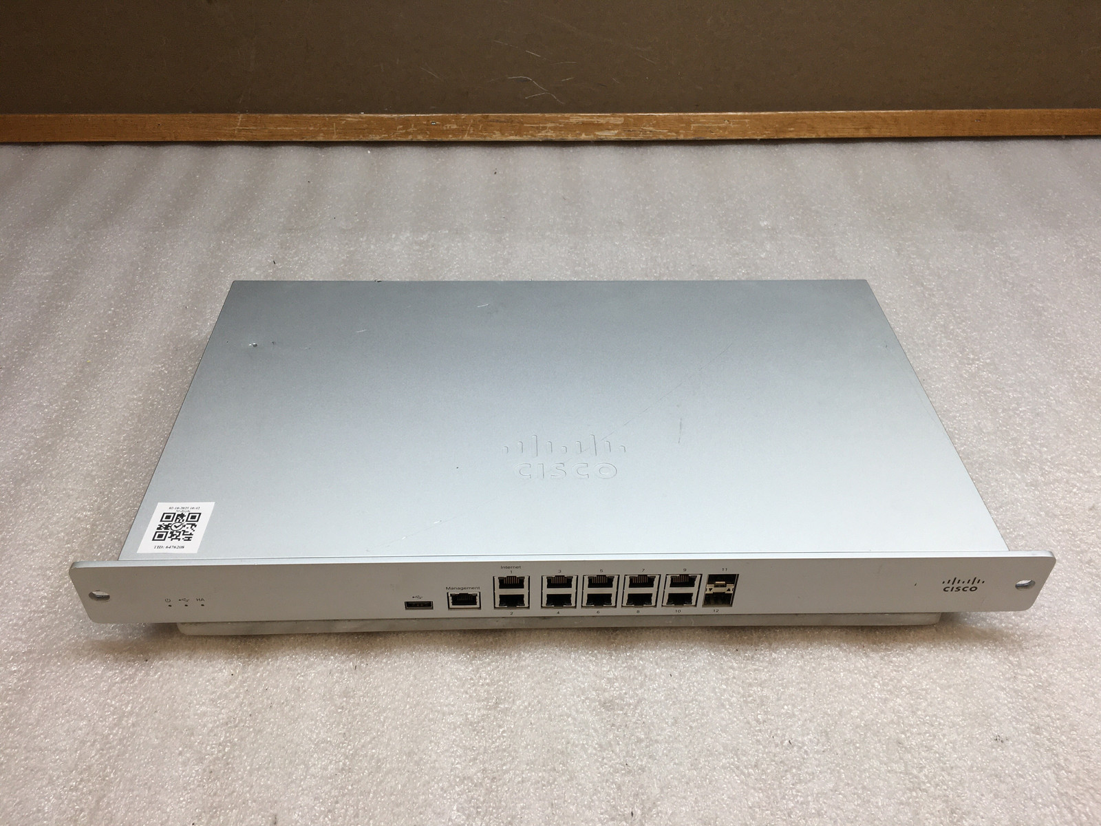 Cisco Meraki MX84-HW Cloud Managed Security Firewall Appliance Unclaimed