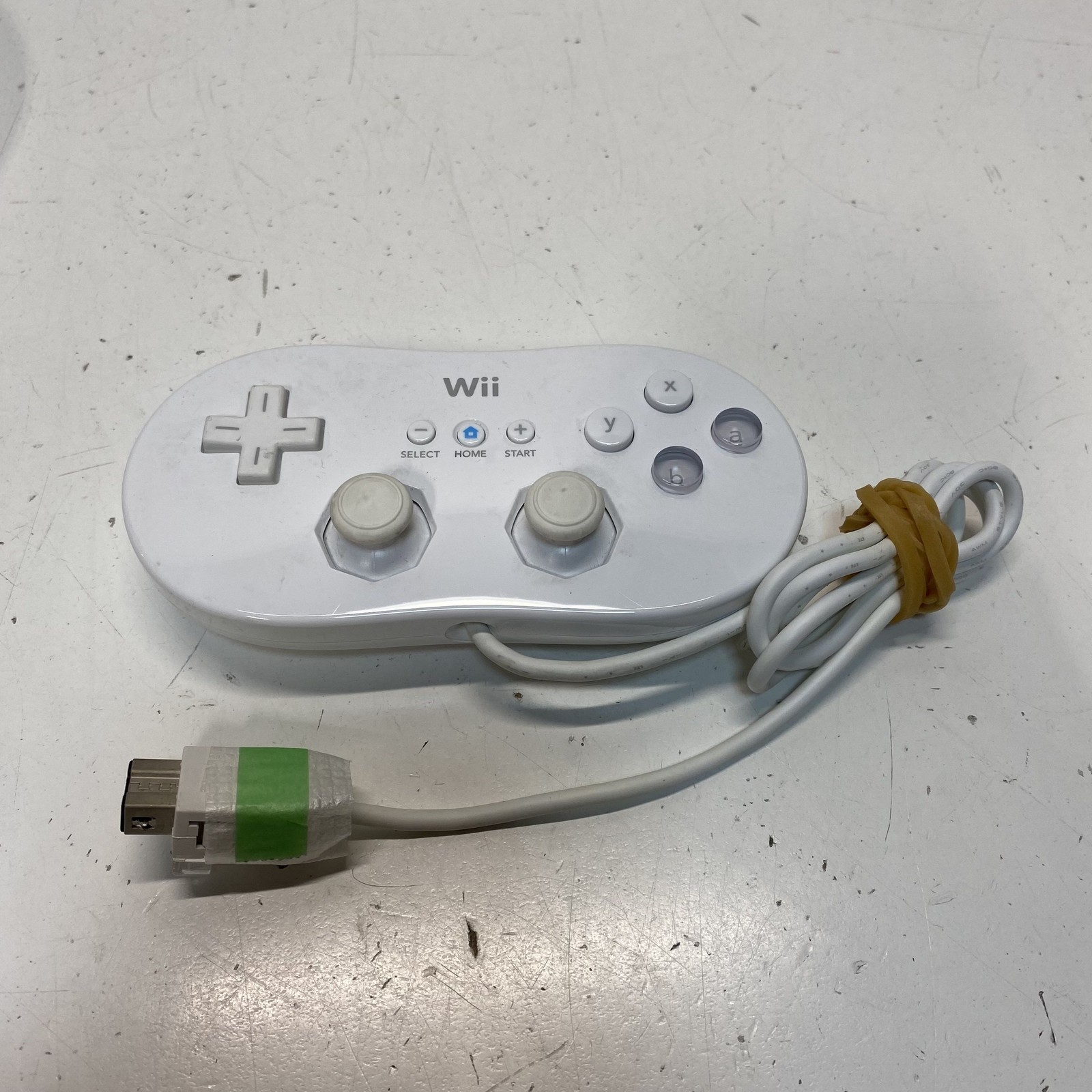 Nintendo Wii Accessory Lot Blue Wii Remote Plus Classic Controller Wheel Tested