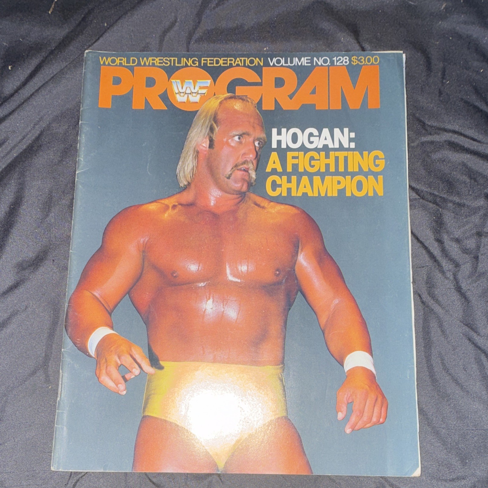 WWF Program Vol. 128 Hulk Hogan A Fighting Champion 1985 Kingdome